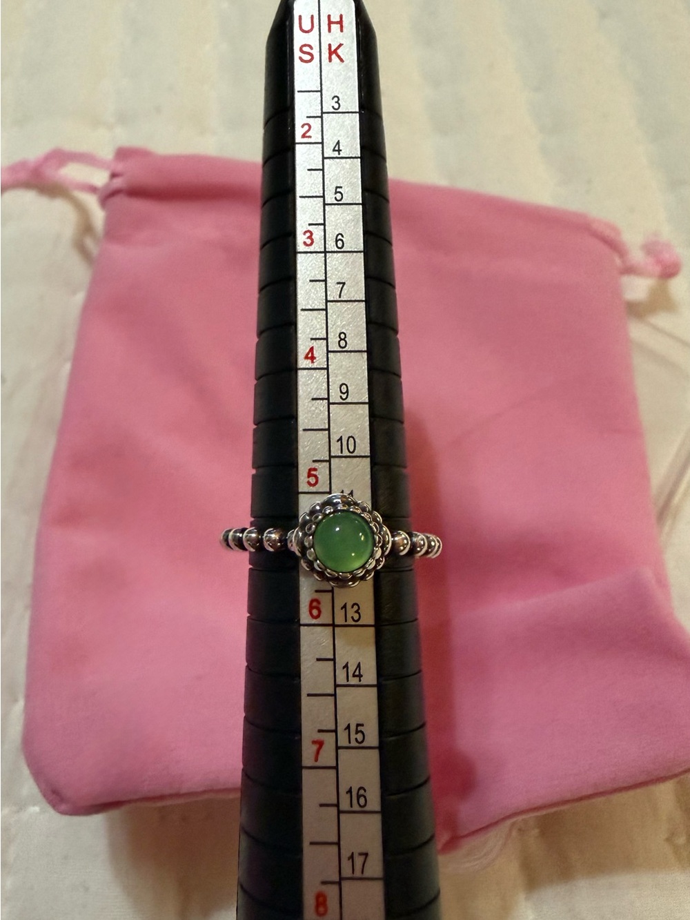retired genuine Pandora "Birthday Blooms" ring, - Picture 4 of 6